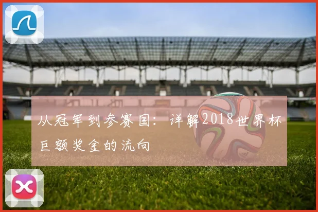 从冠军到参赛国:详解2018世界杯巨额奖金的流向